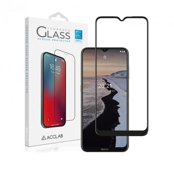 Защитное стекло ACCLAB Full Glue for Nokia G10/G20 Black (1283126512346)