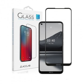 Защитное стекло ACCLAB Full Glue for Nokia 3.4 Black (1283126511516)
