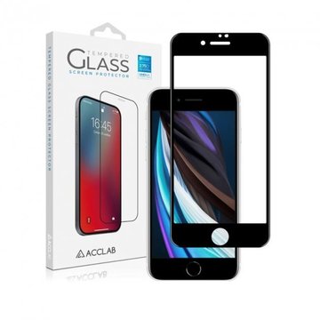 Захисне скло ACCLAB Full Glue for Apple iPhone SE 2020/8/7 Black (1283126508172)