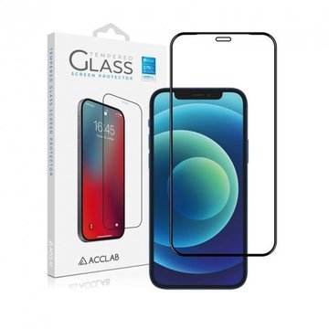 Защитное стекло ACCLAB Full Glue for Apple iPhone 12 Pro Max Black (1283126508226)