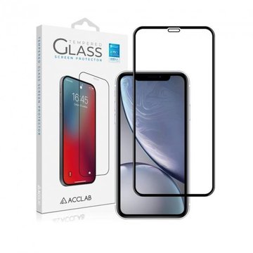 Защитное стекло ACCLAB Full Glue for Apple iPhone 11/XR Black (1283126508196)