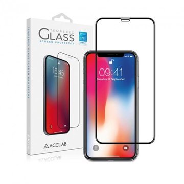 Защитное стекло ACCLAB Full Glue for Apple iPhone 11 Pro/X/XS Black (1283126508189)