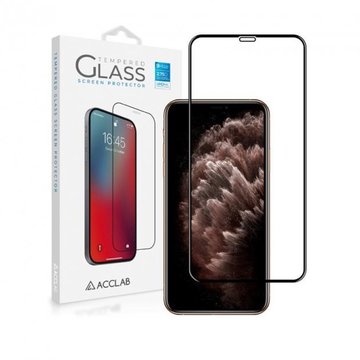 Защитное стекло ACCLAB Full Glue for Apple iPhone 11 Pro Max/XS Max Black (1283126508202)