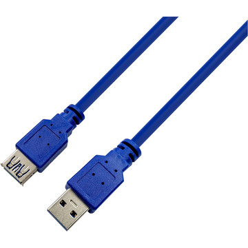 Кабель USB ProLogix (PR-USB-P-11-30-18m) USB 3.0 AM/AF Blue 1.8 м