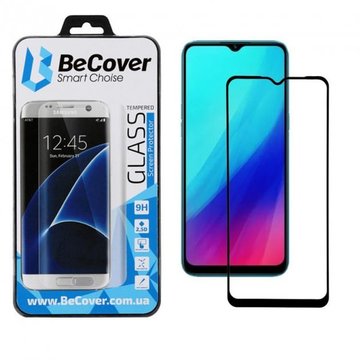 Защитное стекло BeCover for Realme C3 Black (705047)