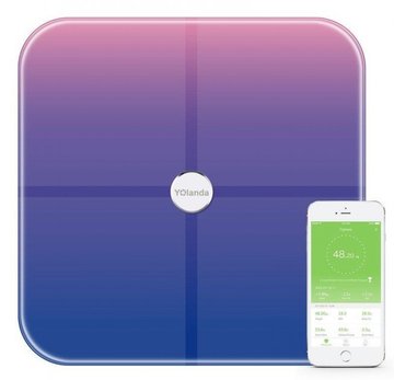 Весы Yolanda Body Fat Composition Gradient Fuchsia Wifi&Bluetooth (CS20CG)