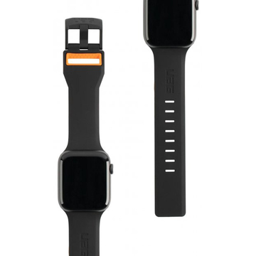 Ремешок для фитнес браслета UAG for Apple Watch 44/42 Civilian Black/Orange