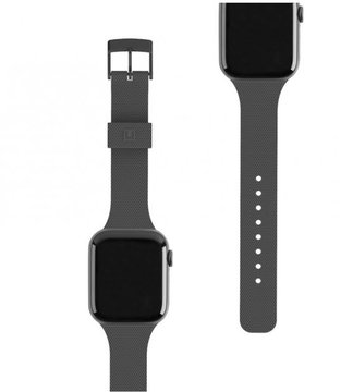 Ремінець для фітнес браслета UAG [U] for Apple Watch 40/38 Dot Silicone Black