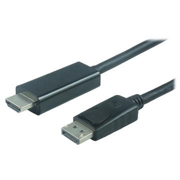 Кабель 2Е Displayport - HDMI (AM/AM) black 1.8m