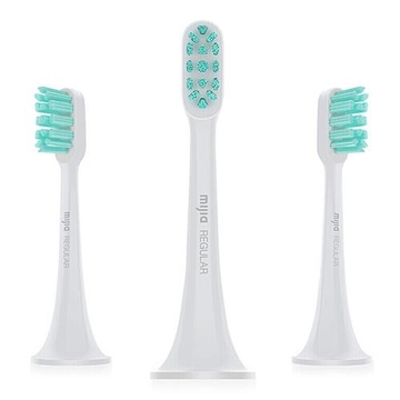 Зубна щітка Xiaomi Mi Electric Toothbrush Head (3-pack, regular) Light Grey