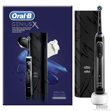 Зубная щетка Braun ORAL-B Toothbrush Genius X 20100S Midnight Black