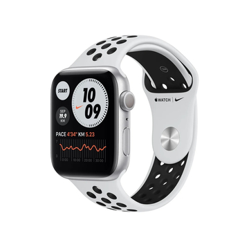 Смарт-годинник Apple Watch Nike SE GPS, 44mm Silver Aluminium Case with Pure Plat (MKQ73UL/A)