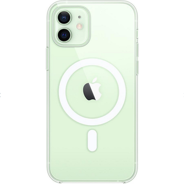 Чехол-накладка Apple Sillicon Case MagSafe for iPhone 12/12 Pro Trasparent