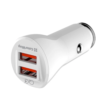 Зарядний пристрій ColorWay 2USB Quick Charge 3.0 36W White (CW-CHA011Q-WT)