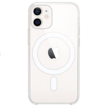 Чехол-накладка Apple Sillicon Case MagSafe for iPhone 12 Mini Trasparent