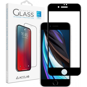 Защитное стекло Acclab Full Glue for iPhone7/8/SE 2020 White
