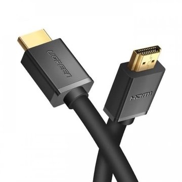 Кабель синхронизации Ugreen HDMI M - M, 2.0 м, V2.0 Cafule 4K, HD104 Black