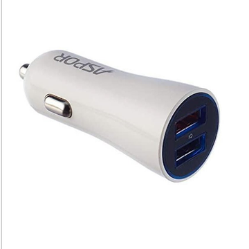 Зарядний пристрій Aspor блок QC3.0/2 USB/3,1A/1А (A902) White