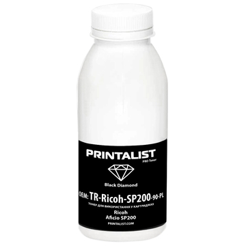 Картридж Printalist Ricoh Aficio SP100, 60г Black (TR-Ricoh-SP100-60-PL)