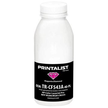 Картридж Printalist CLJ Pro MFP M280/M281/M254, 40г Magenta (TR-CF543A-40-PL)