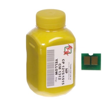 Картридж AHK CLJ CP1215/CP1515/CM1312 40г Yellow+chip (1500160)