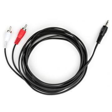 Кабель Vinga Jack 3.5mm M to 2xRCA 3 m (VCPDCJ35MRCA23BK)