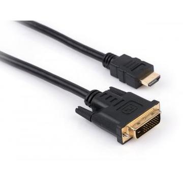 Кабель  Vinga HDMI to DVI 24+1 5.0m (VCPHDMIDVI5)