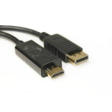 Кабель  PowerPlant Display Port to HDMI 1.8m (KD00AS1278)
