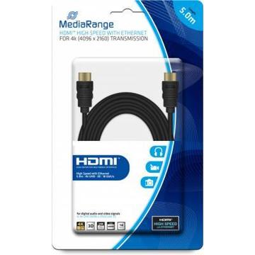 Кабель Mediarange HDMI to HDMI 5.0m V2.0 (MRCS158)