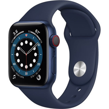 Смарт-часы Apple Watch 6 GPS + Cellular 40mm Blue Aluminium Case (M02R3)