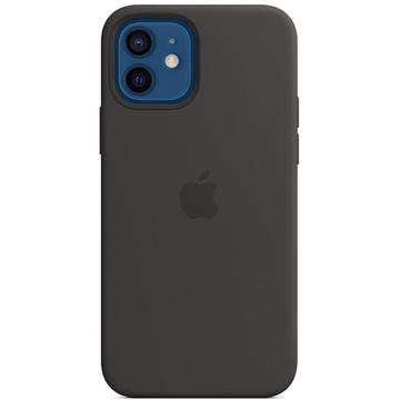 Чохол-накладка Apple iPhone 12/12 Pro Silicon Case with MagSafe Black (MHL73)