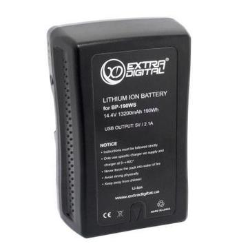 Аккумулятор для фото-видеотехники Extradigital Sony BP-190WS, Li-ion, 14.8V, 13200 mAh (BDS2695)