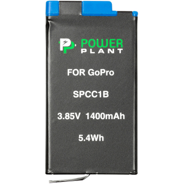 Акумулятор для фото-відеотехніки PowerPlant GoPro SPCC1B 1400mAh (декодирован) (CB970384)