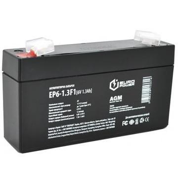 Акумуляторна батарея для ДБЖ Europower EP6-1.3F1, 6V-1.3Ah (EP6-1.3F1)