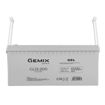 Акумуляторна батарея для ДБЖ Gemix GL 12В 200 Ач (GL12-200)