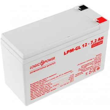 Акумуляторна батарея для ДБЖ LogicPower LPM-GL 12В 7.2Ач (6561)
