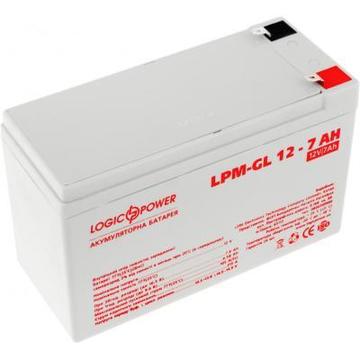 Акумуляторна батарея для ДБЖ LogicPower LPM-GL 12В 7Ач (6560)