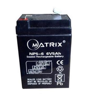 Акумуляторна батарея для ДБЖ Matrix 6V 5AH (NP5-6)