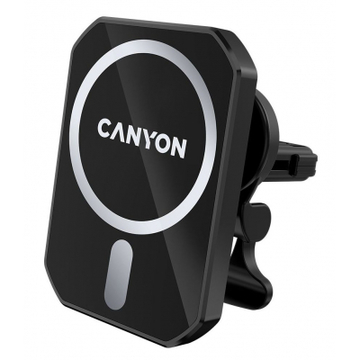 Автодержатель Canyon Magnetic car holder and wireless charger C-15-01 15W (CNE-CCA15B01)