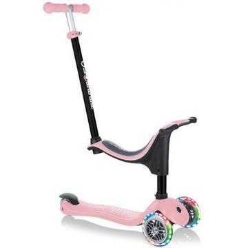 Дитячий самокат Globber GO UP SPORTY pastel-Pink backlit (452-210-3)