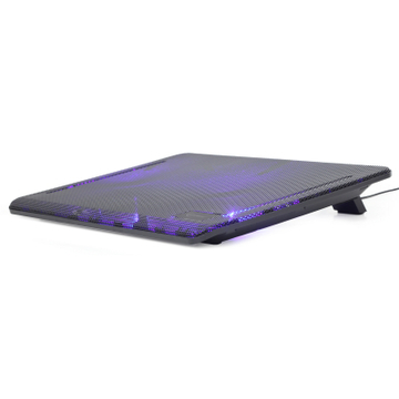 Підставка і столик для ноутбука Gembird до 15" 2x125 mm fan black (NBS-2F15-01)