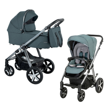 Дитяча коляска Baby Design 2 в1 HUSKY XL 205 TURQUOISE (204852)