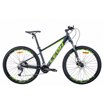 Велосипед Leon 275" XC-70 рама-18" 2021 Anthracite/Yellow (OPS-LN-27.5-099)