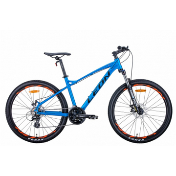 Велосипед Leon 26" HT-90 рама-19" 2021 Blue/Orange (OPS-LN-26-074)