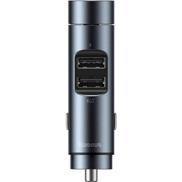 FM-трансмітер Baseus Energy Column MP3 Charger Dark grey (CCNLZ-0G)