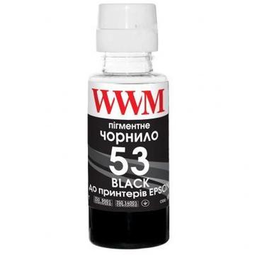 Чорнило WWM HP GT53 100г Black Pigment, for Ink Tank 115/315/319 (H53BP)