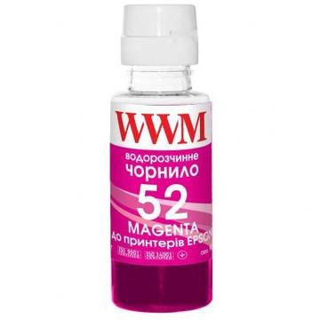 Чорнило WWM HP GT52 100г Magenta, for Ink Tank 115/315/319 (H52M)