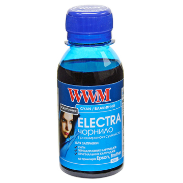 Чернило WWM EPSON UNIVERSAL ELECTRA 100ml Cyan (EU/C-2)