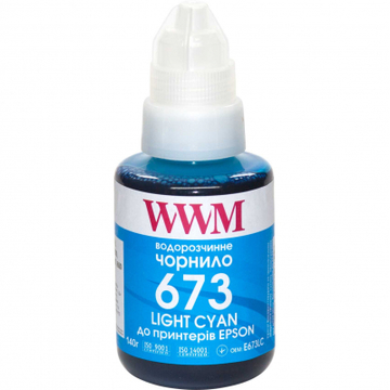 Чорнило WWM Epson L800 140г Light Cyan (E673LC)