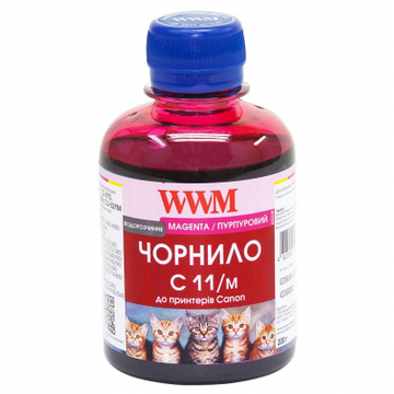 Чернило WWM CANON CL441/511/513/CLI521/426 Magenta (C11/M)